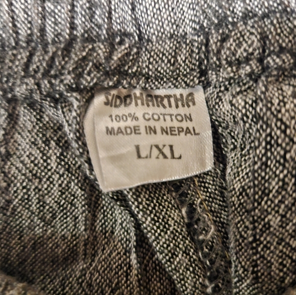 Mushroom print festival pants, size M - Picture 3 of 3